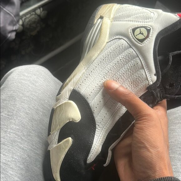Jordan 14 Retro Black Toe - Size 10 Mens - Picture 5 of 5